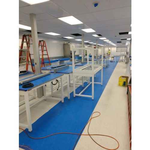Coverguard Fire Rated on laboratory floor 