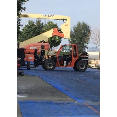 Coverguard outdoor use to protect concrete from heavy equipmente