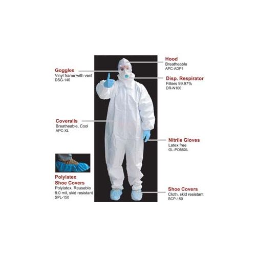 Lead containment clothing