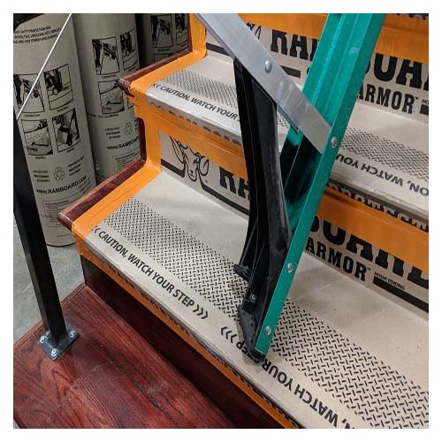 Temporary stair protection