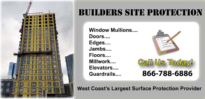 Surface protection products for construction and remodeling